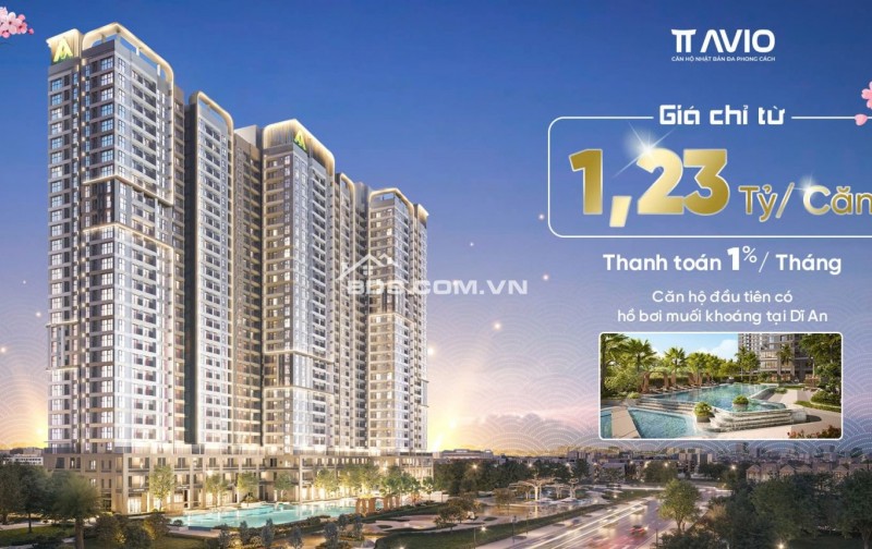 Thanh toán 171 triệu sơ hữu ngay căn hộ 1PN + 1 (56m2) . Góp mỗi tháng chỉ từ 18,8 triệu.